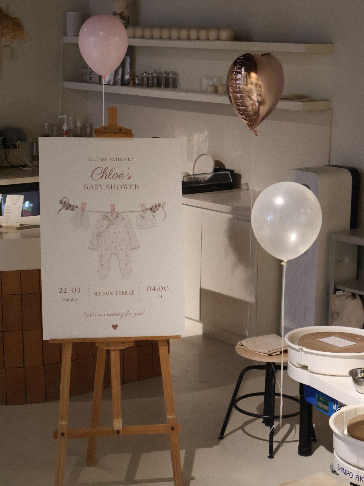 Baby Shower — Private Ceramic Experience